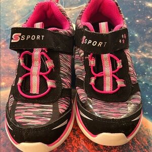 Ssport Girl Sneakers - Black and Pink size 11